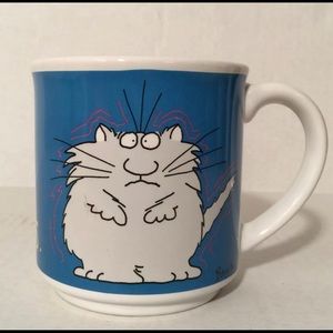 Stressed Out Cat Coffee Mug Vintage Novelty